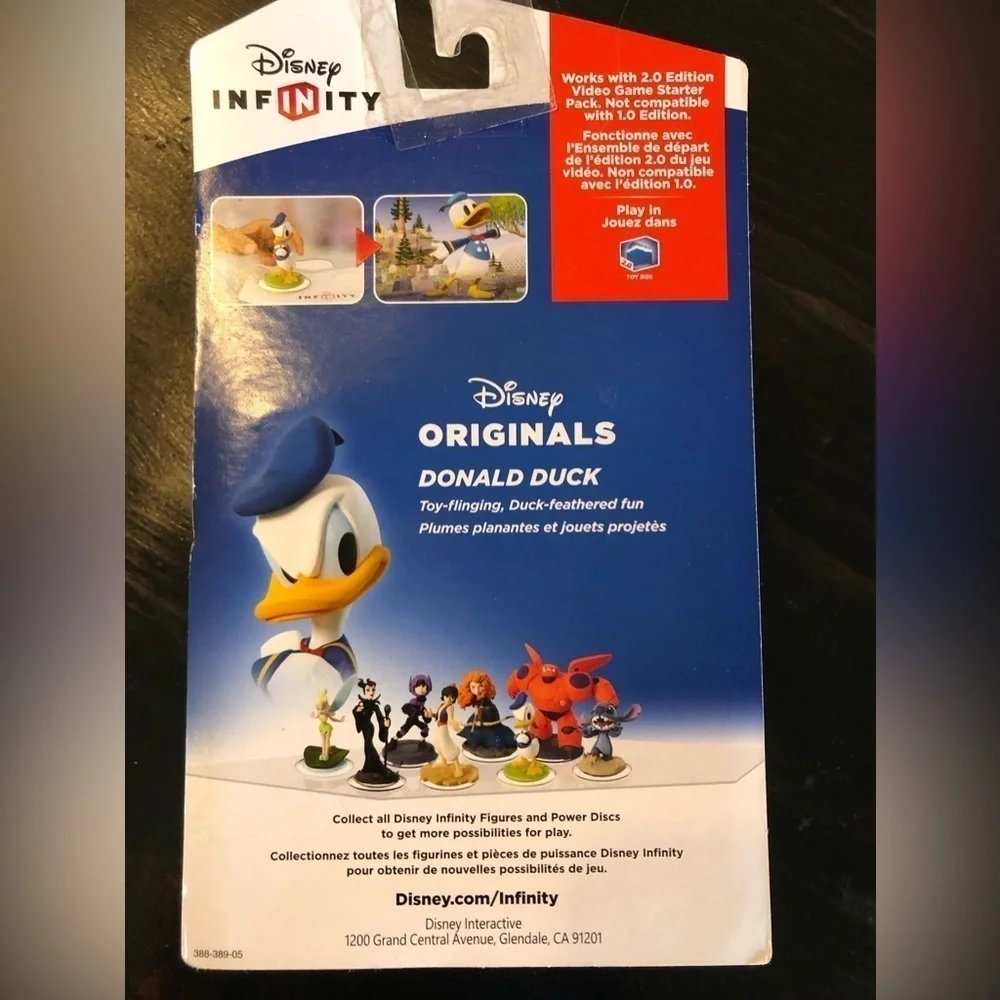 Disney Infinity Bundle Donald Duck 2.0 Minnie Mouse 3.0 Sealed Game Accessories